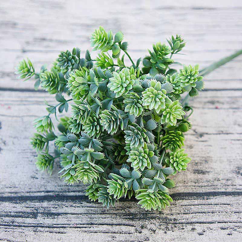 Baby Breath Dried - Plantas suculentas de plástico, folhas artificiais