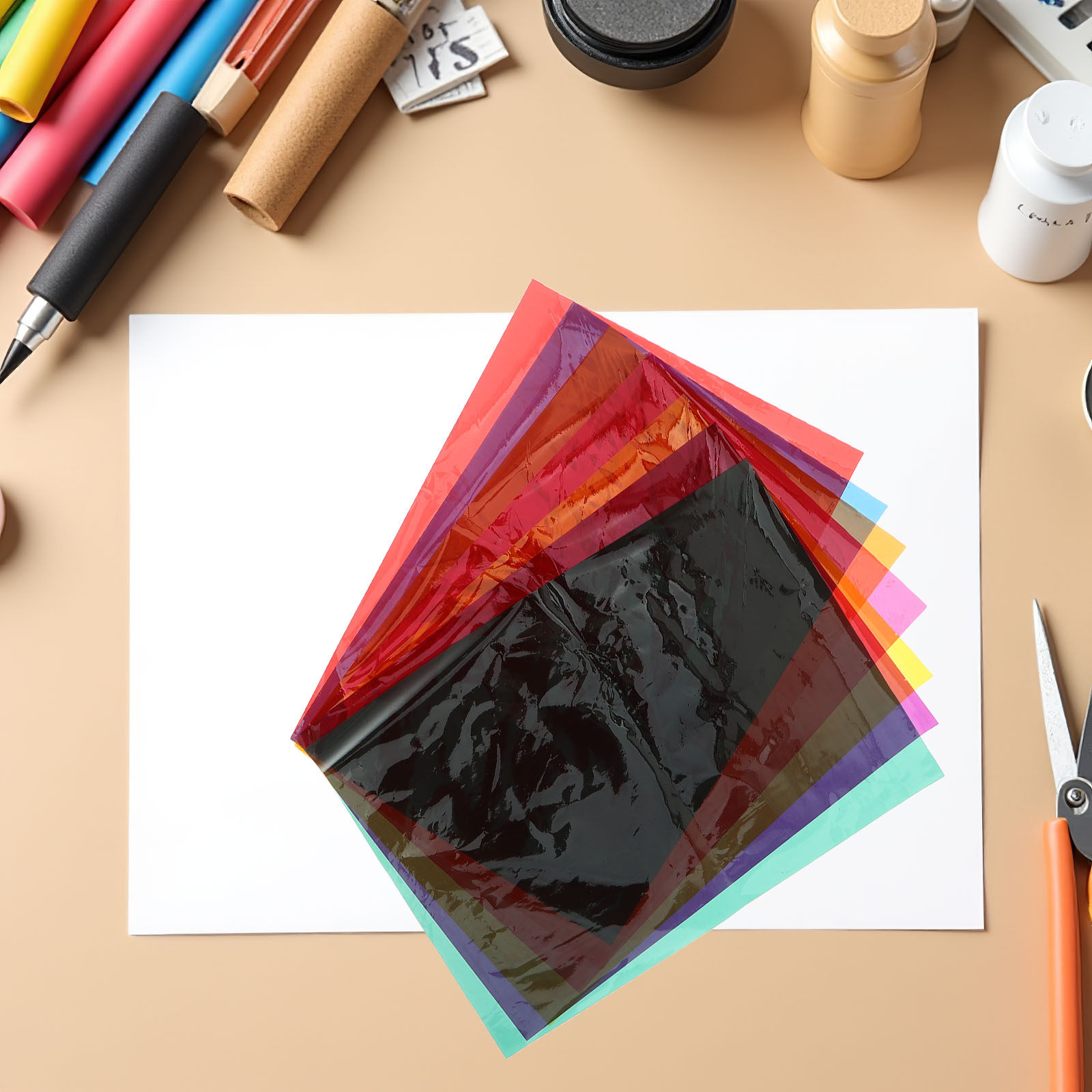 105 Folhas de Celofane Colorid - Cellophane Wrap Clear avaliação e preço
