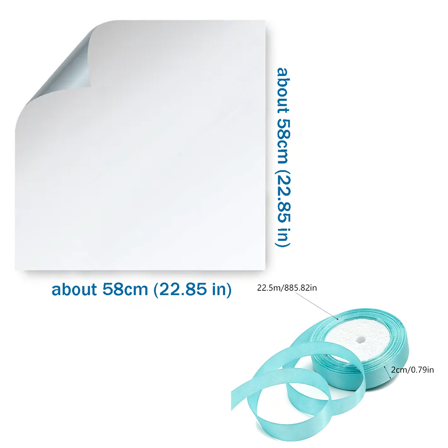 Conjunto de 20 Folhas de Papel - Florist Supply Ribbon avaliação e preço