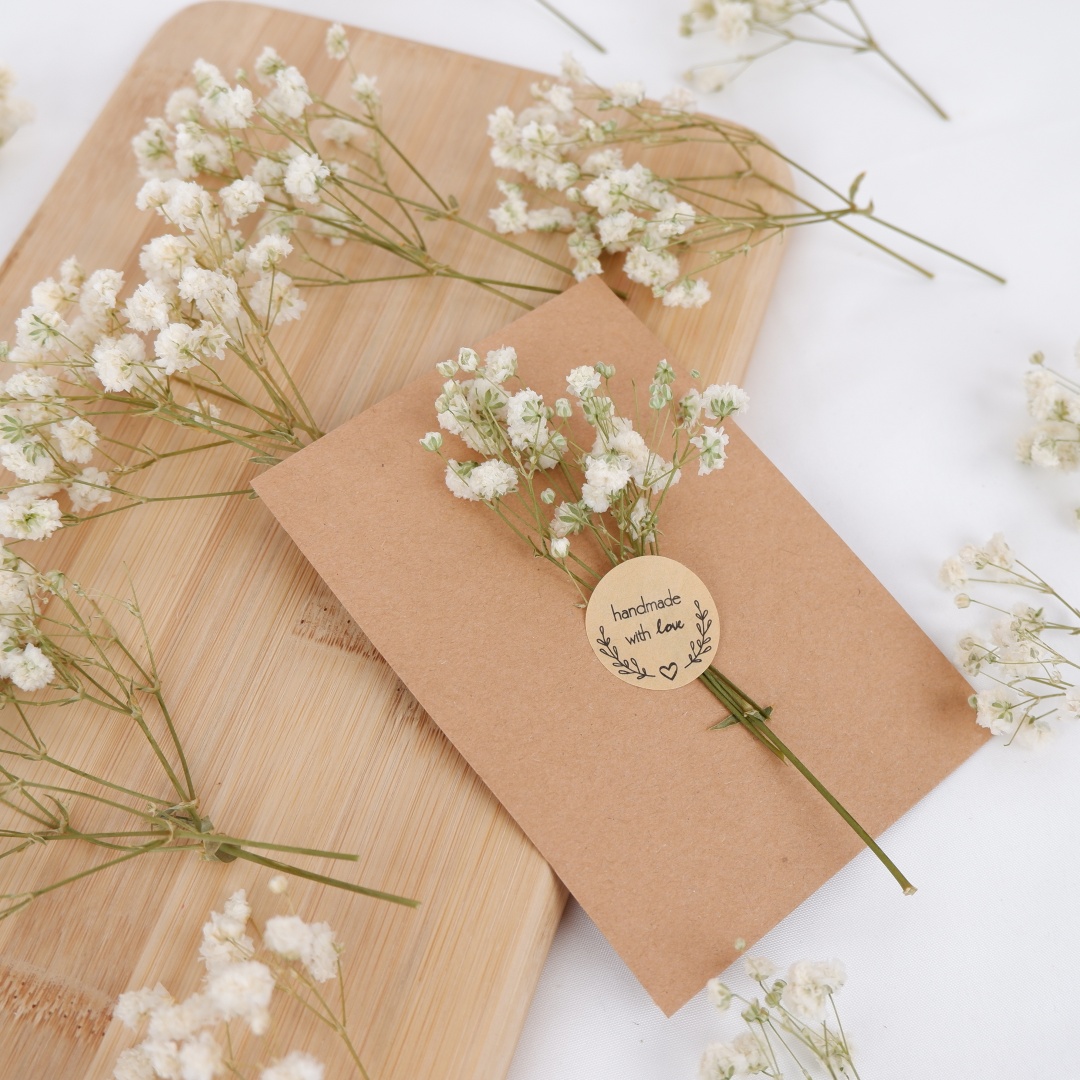 Flores secas brancas mini baby - Baby Breath Dried avaliação e preço