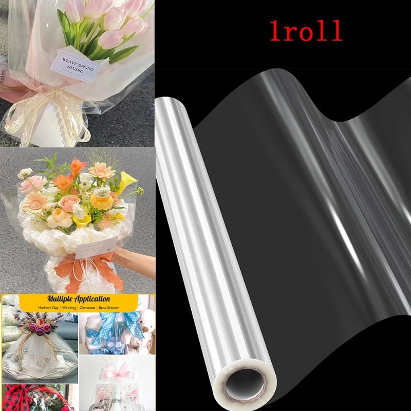 Rolo de celofane transparente, - Cellophane Wrap Clear avaliação e preço