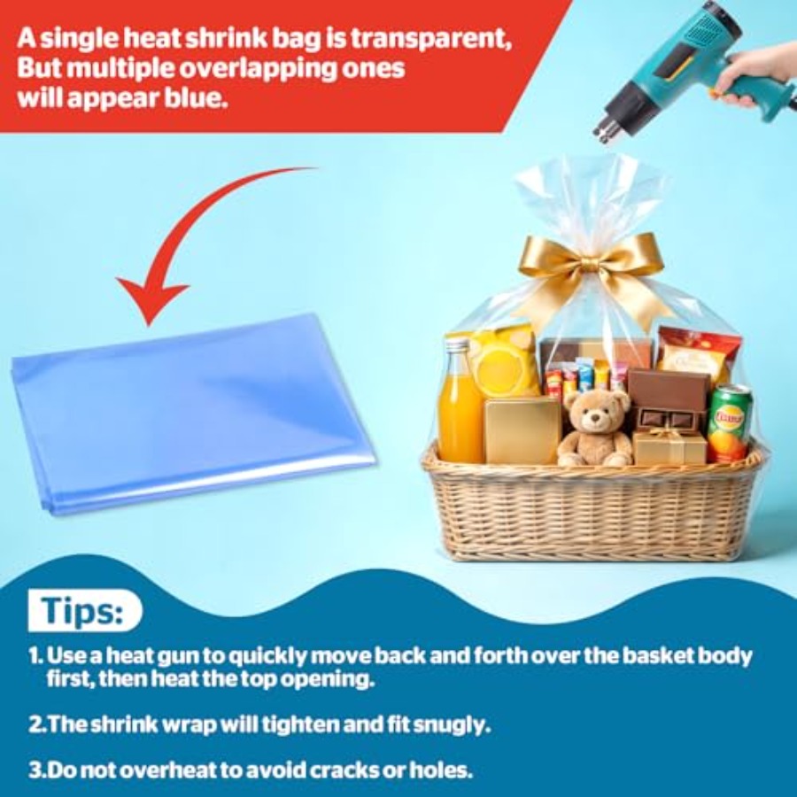 5 Sacos de Plástico Termoencol - Cellophane Wrap Clear avaliação e preço