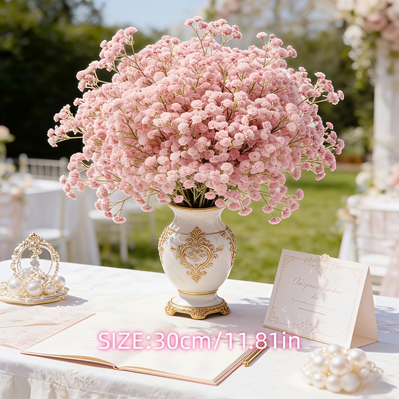 Buquê de Flores Artificiais de - Baby Breath Dried avaliação e preço