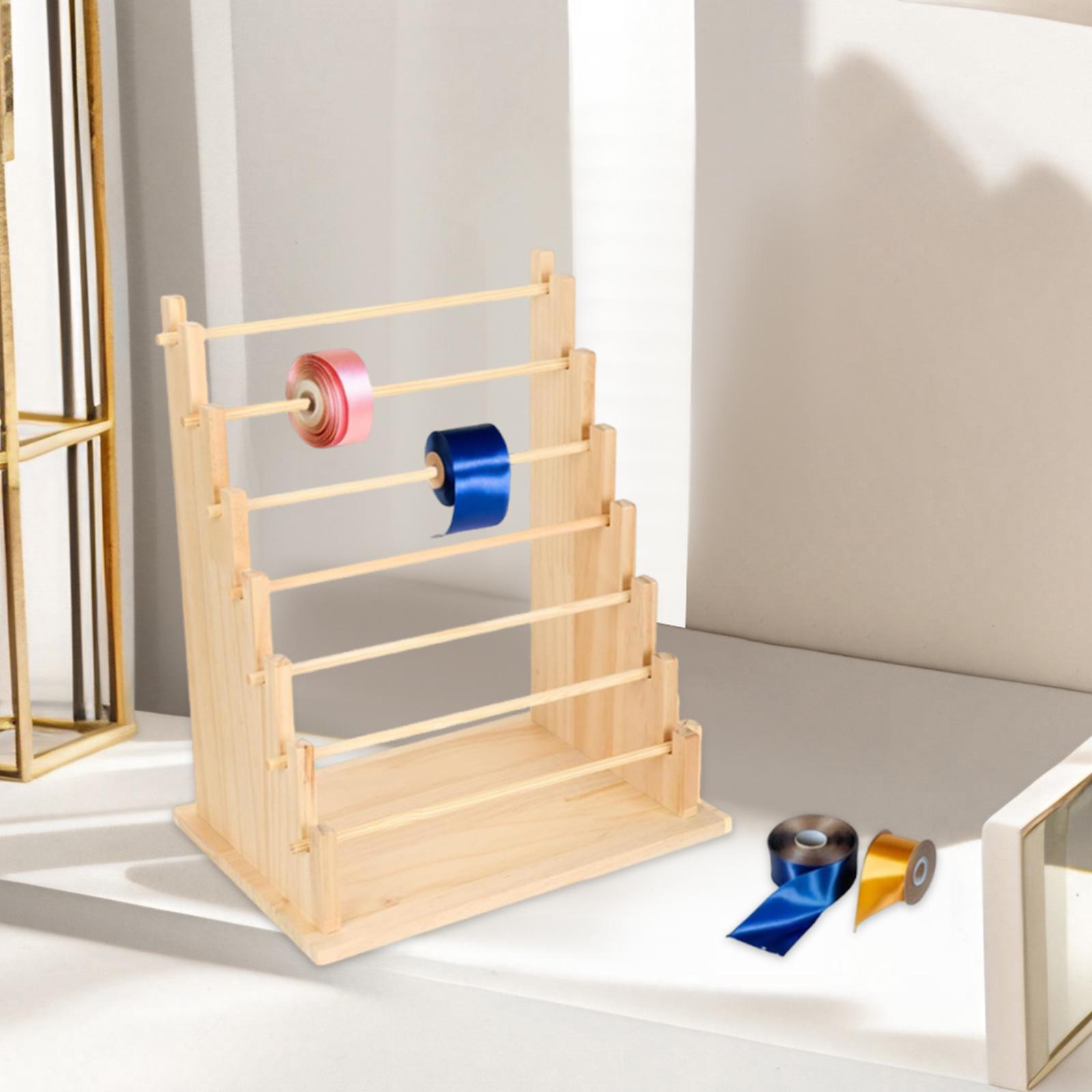 Organizador de Fitas de Madeir - Florist Supply Ribbon avaliação e preço