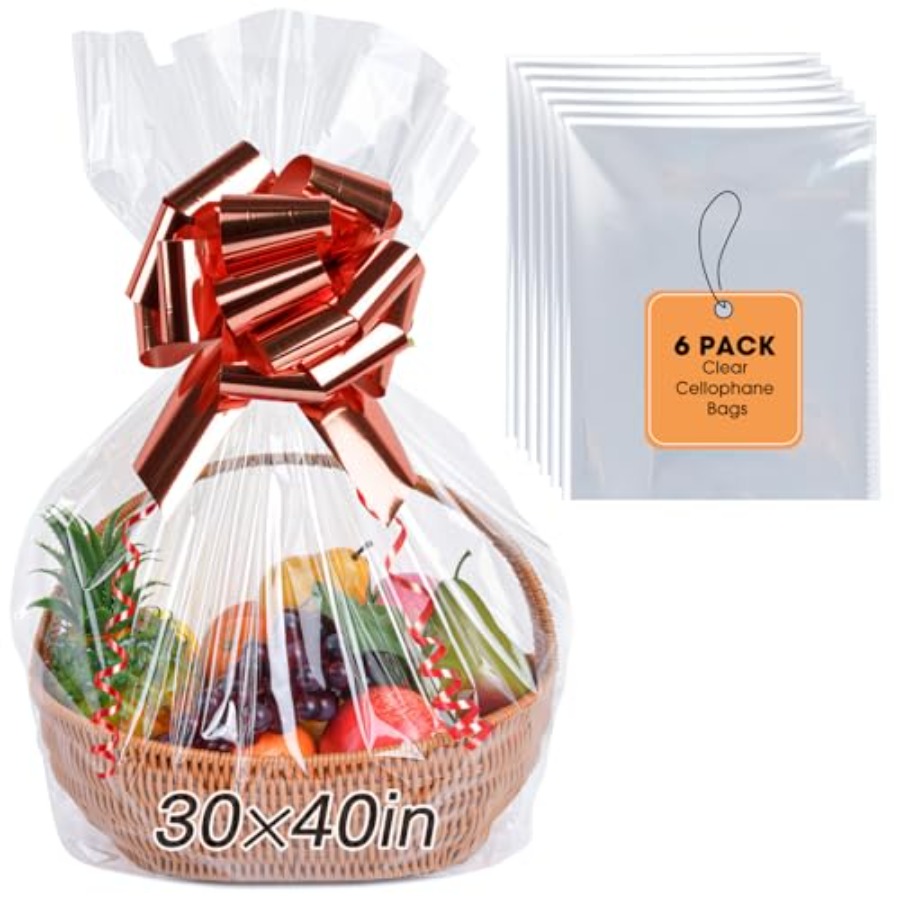 6 Sacos de Celofane Extra Gran - Cellophane Wrap Clear avaliação e preço