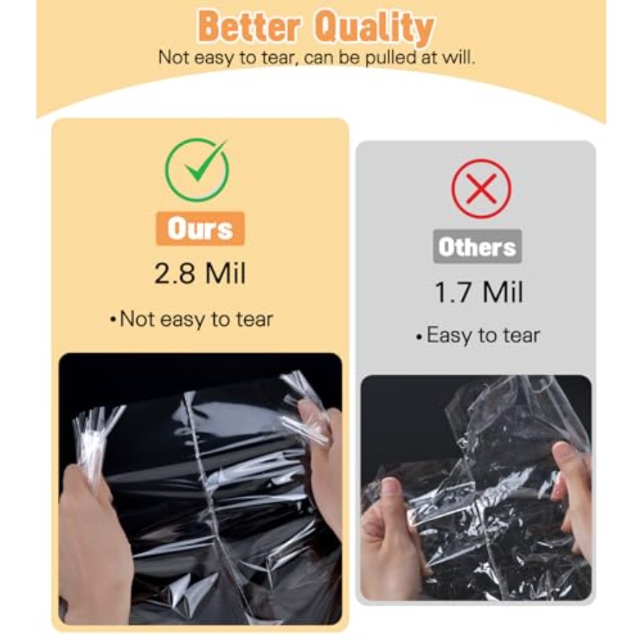6 Sacos de Celofane Extra Gran - Cellophane Wrap Clear avaliação e preço
